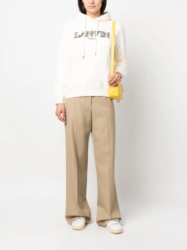 Lanvin ロゴ パーカー | ニュートラル | FARFETCH JP