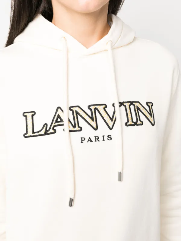 Lanvin ロゴ パーカー | ニュートラル | FARFETCH JP