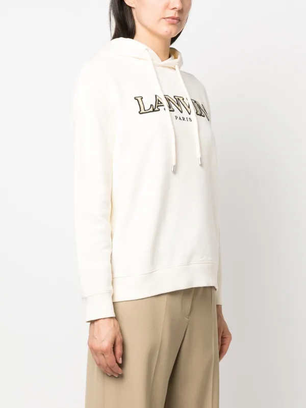 Lanvin ロゴ パーカー | ニュートラル | FARFETCH JP
