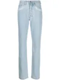 032c Double Shift ripped-patch straight-leg jeans - Blue