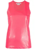 Junya Watanabe high-shine short-sleeve top - Pink
