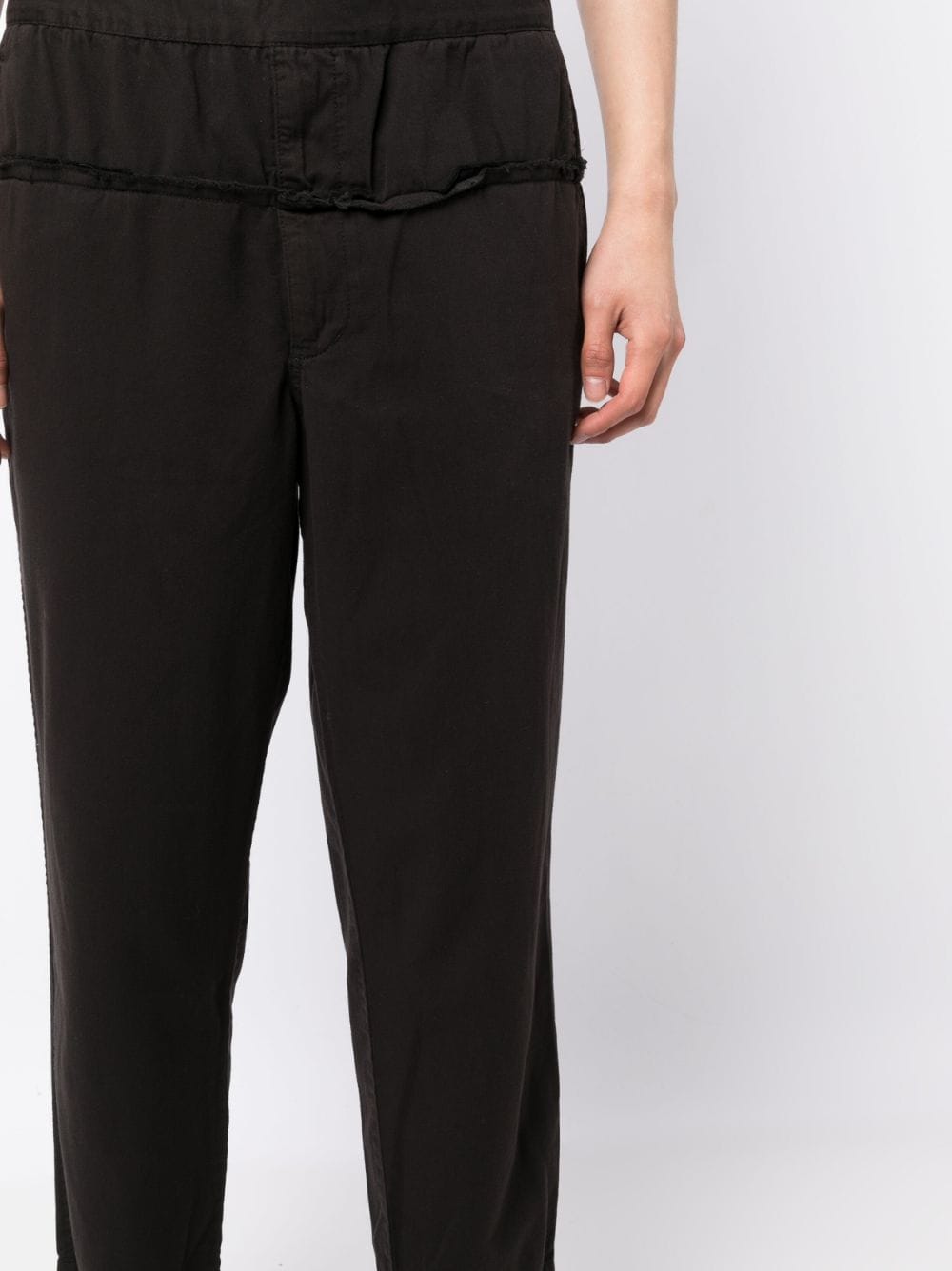 Shop Comme Des Garçons Shirt X Christian Marclay Woven Trousers In Black
