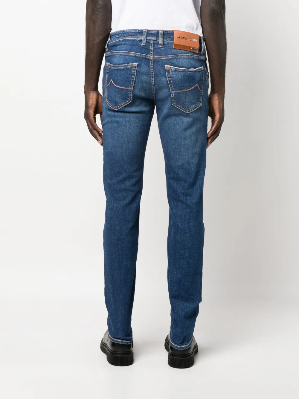 Jacob Cohen Slim-cut Leg Jeans In Blau