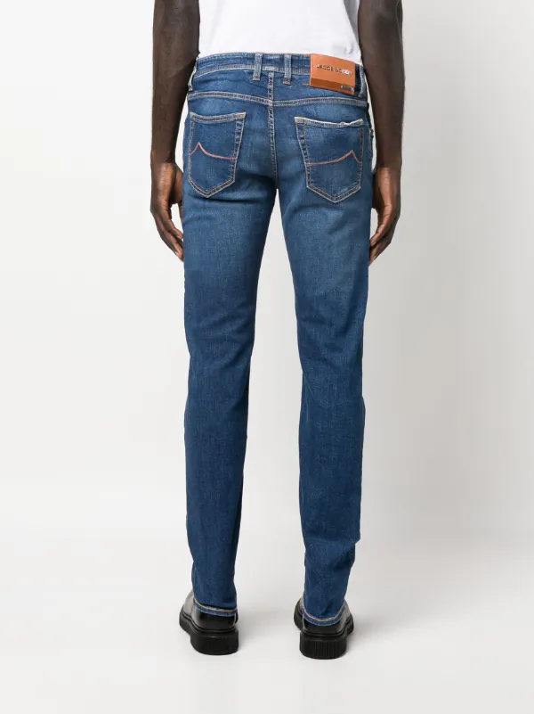 Jacob Cohën slim-cut Leg Jeans | Blue | FARFETCH IN