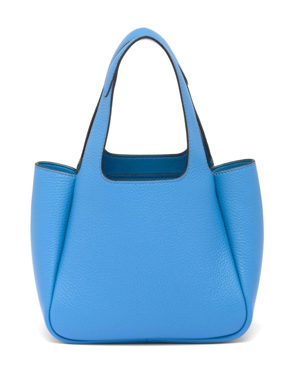 Shop Prada Logo-plaque Tote Bag In Blue
