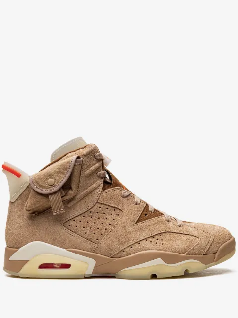 Jordan tenis Air Jordan 6 Retro SP British Khaki Promo Sample de Jordan x Travis Scott