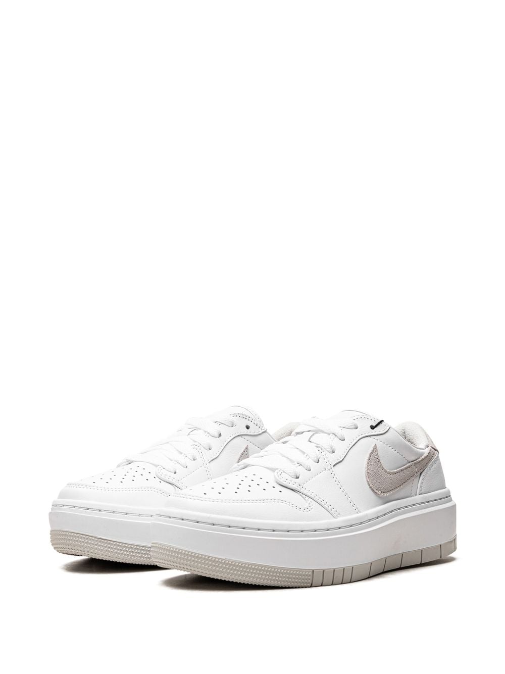Shop Jordan Air  1 Elevate Low "white/neutral Grey/white" Sneakers