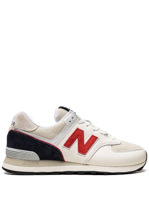 hype New Balance 574 "White Light Grey Red Navy" sneakers 