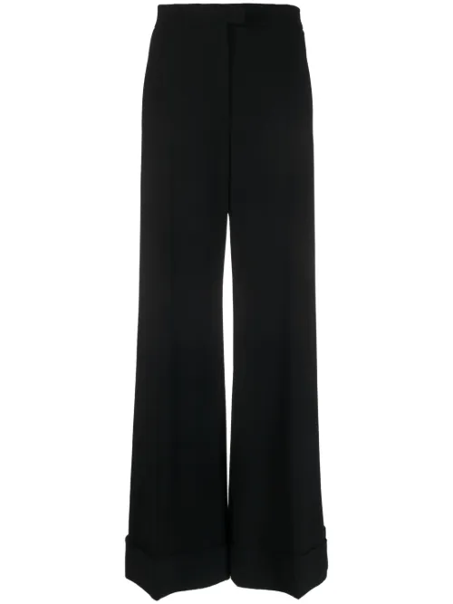 Pantalon ample à taille haute - Moschino - Modalova