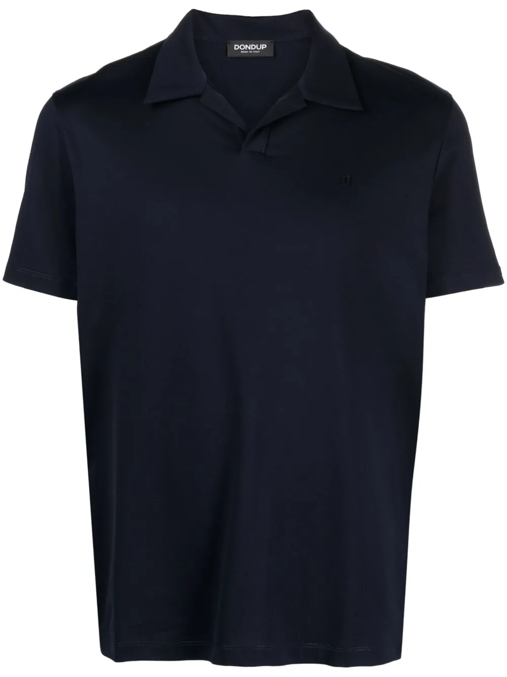 DONDUP logo-embroidered cotton polo shirt