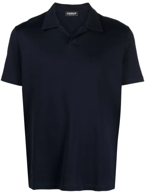 DONDUP logo-embroidered cotton polo shirt