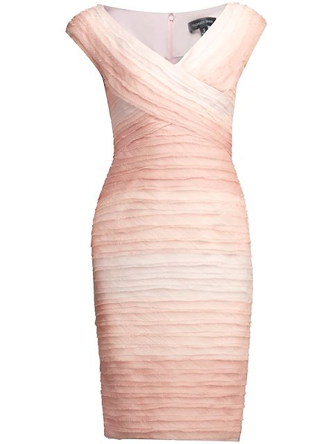 Tadashi Shoji Rosen Minikleid mit Ombré