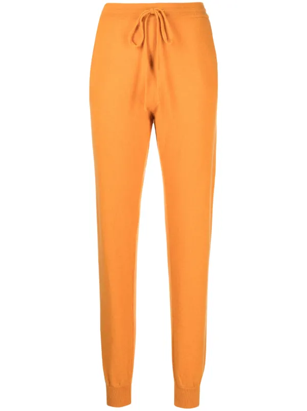 Teddy Cashmere Milano Cashmere Track Pants Orange FARFETCH UK