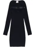 Courrèges Racer mini dress - Black
