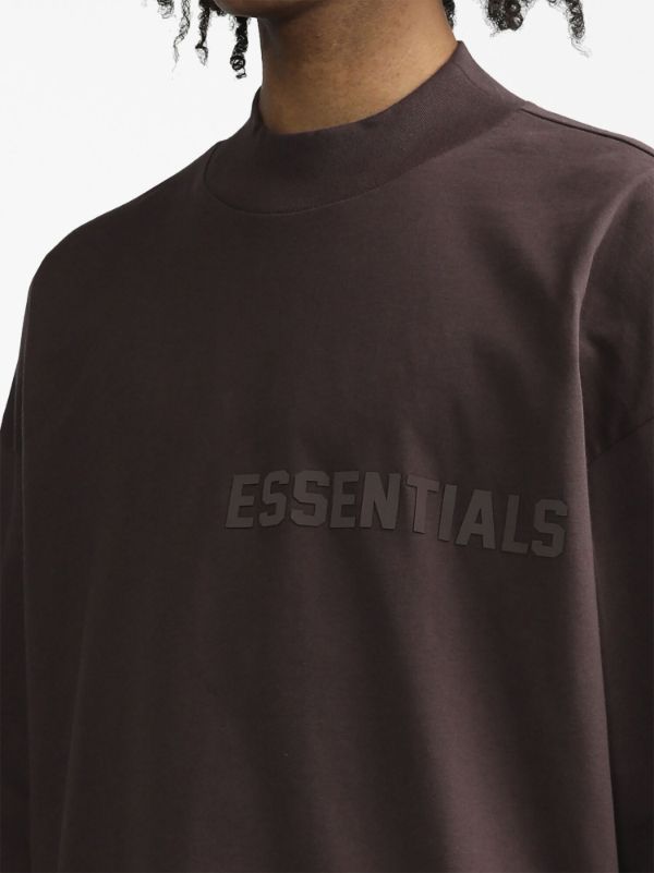 FEAR OF GOD ESSENTIALS logo-print long-sleeve T-shirt - Farfetch