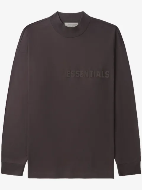 FEAR OF GOD ESSENTIALS playera manga larga con logo estampado