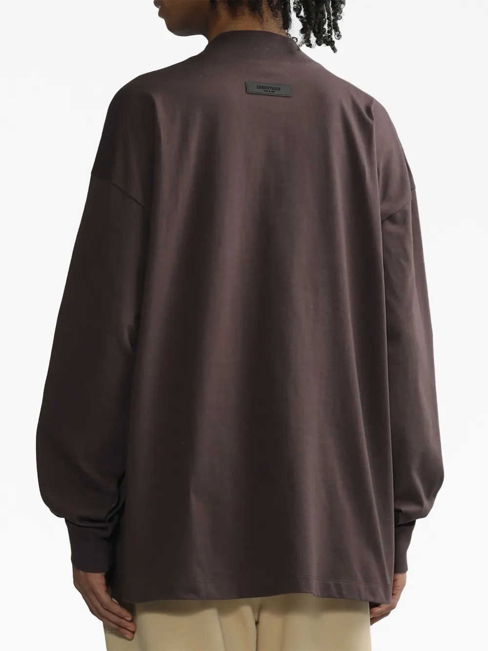 FEAR OF GOD ESSENTIALS T-shirt met logoprint Paars