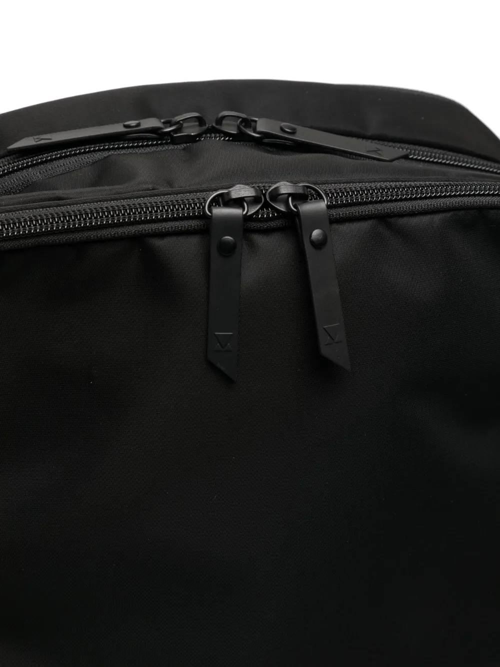 Makavelic Multiple Pockets Logo-patch Backpack In Black