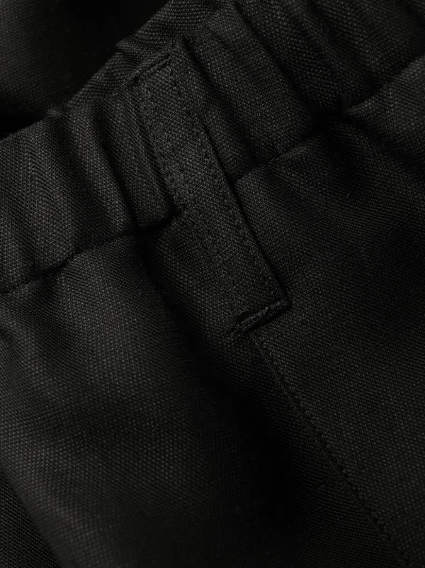 Saint Laurent ハイウエスト テーパードパンツ | ブラック | FARFETCH JP