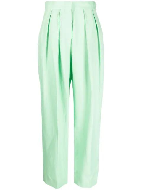 Stella McCartney pleated wide-leg trousers Women