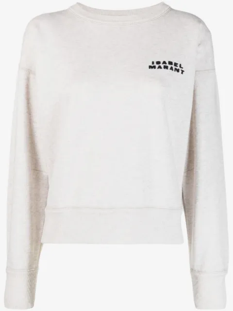 ISABEL MARANT Felpa Shad con logo ricamato