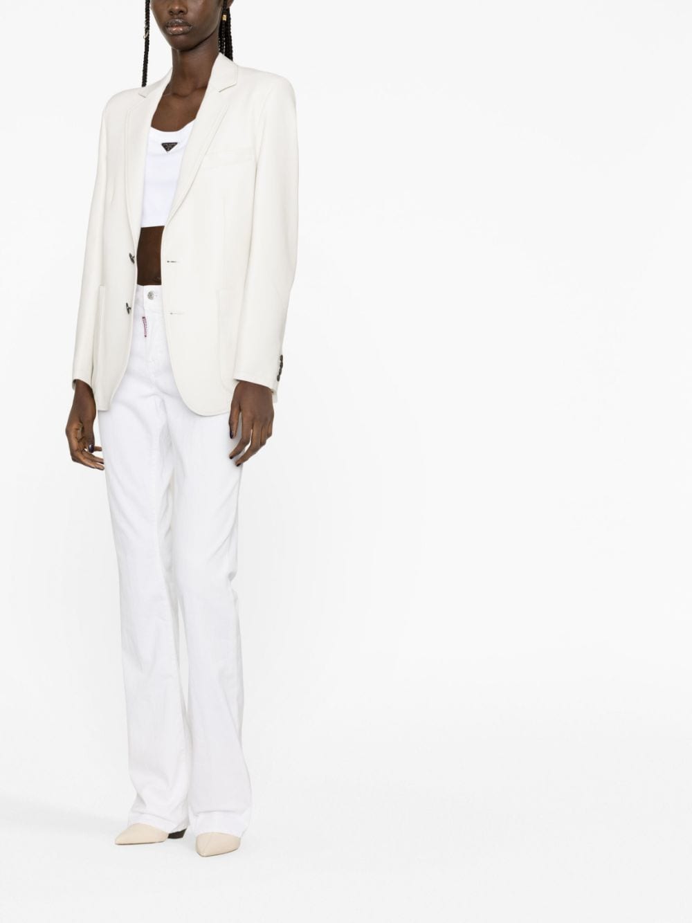 Dsquared2 Blazer met knopen - Wit