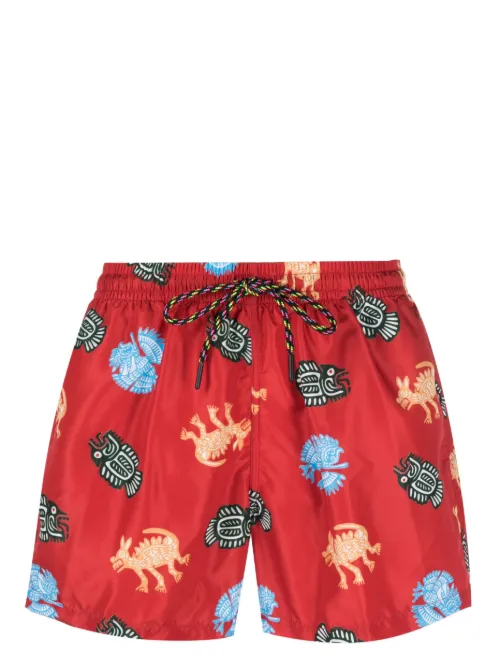Short de bain à imprimé graphique - Nos Beachwear - Modalova