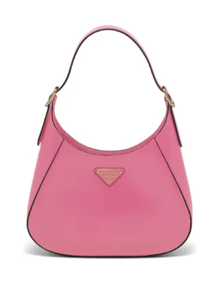 Prada calf leather Shoulder Bag Pink FARFETCH