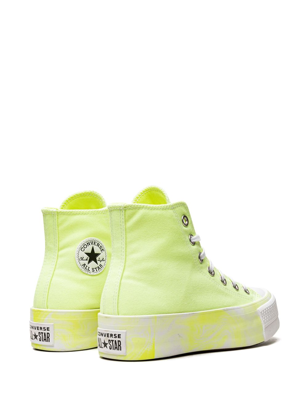 Shop Converse Chuck Taylor All Star Lift Hi Sneakers In Yellow