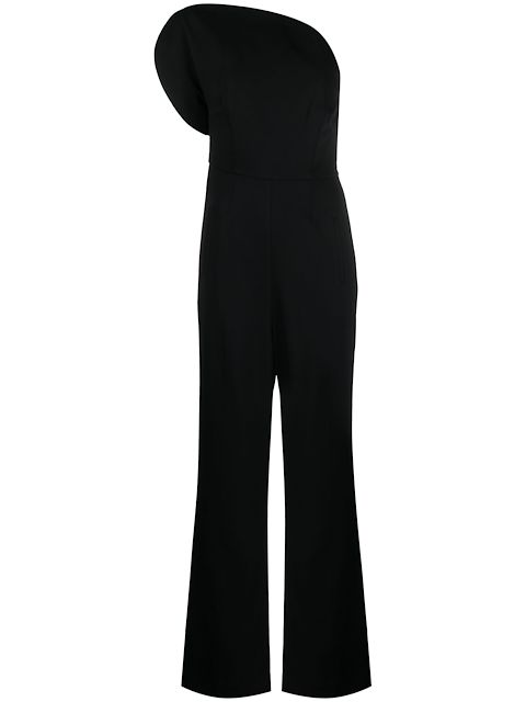 Roland Mouret one-shoulder wide-leg jumpsuit