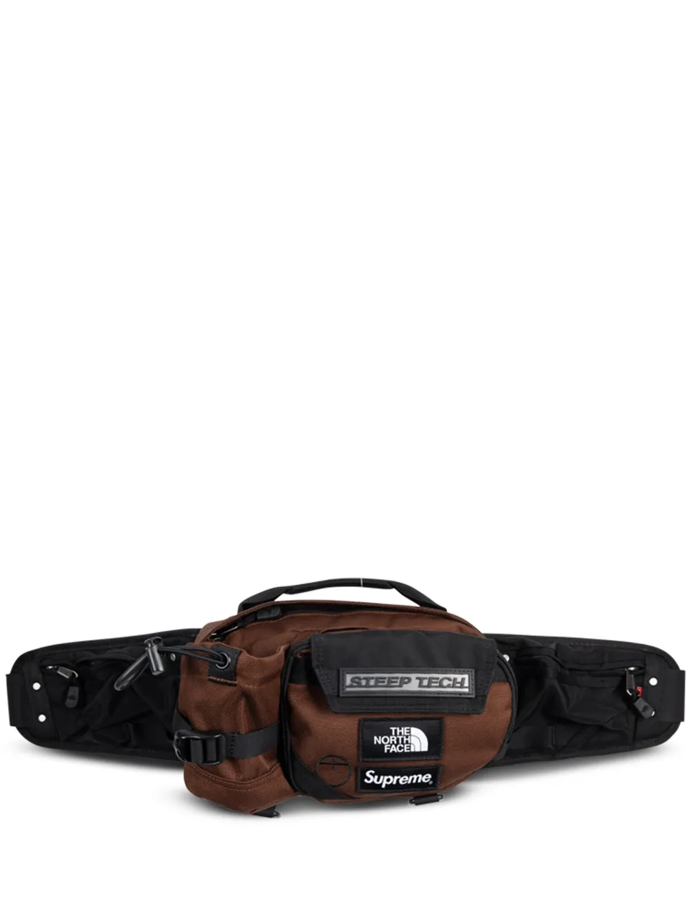 Supreme X The North Face Steep Tech Waist Bag In Brown