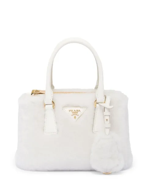Prada Galleria shearling mini bag