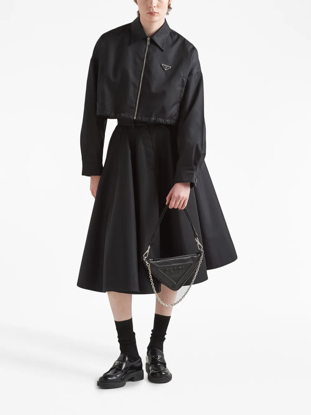 Prada Leren tas - Zwart Top Merken Winkel