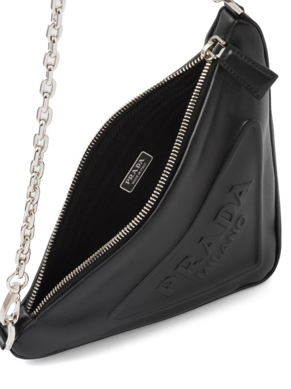 Prada Triangle leather mini-bag
