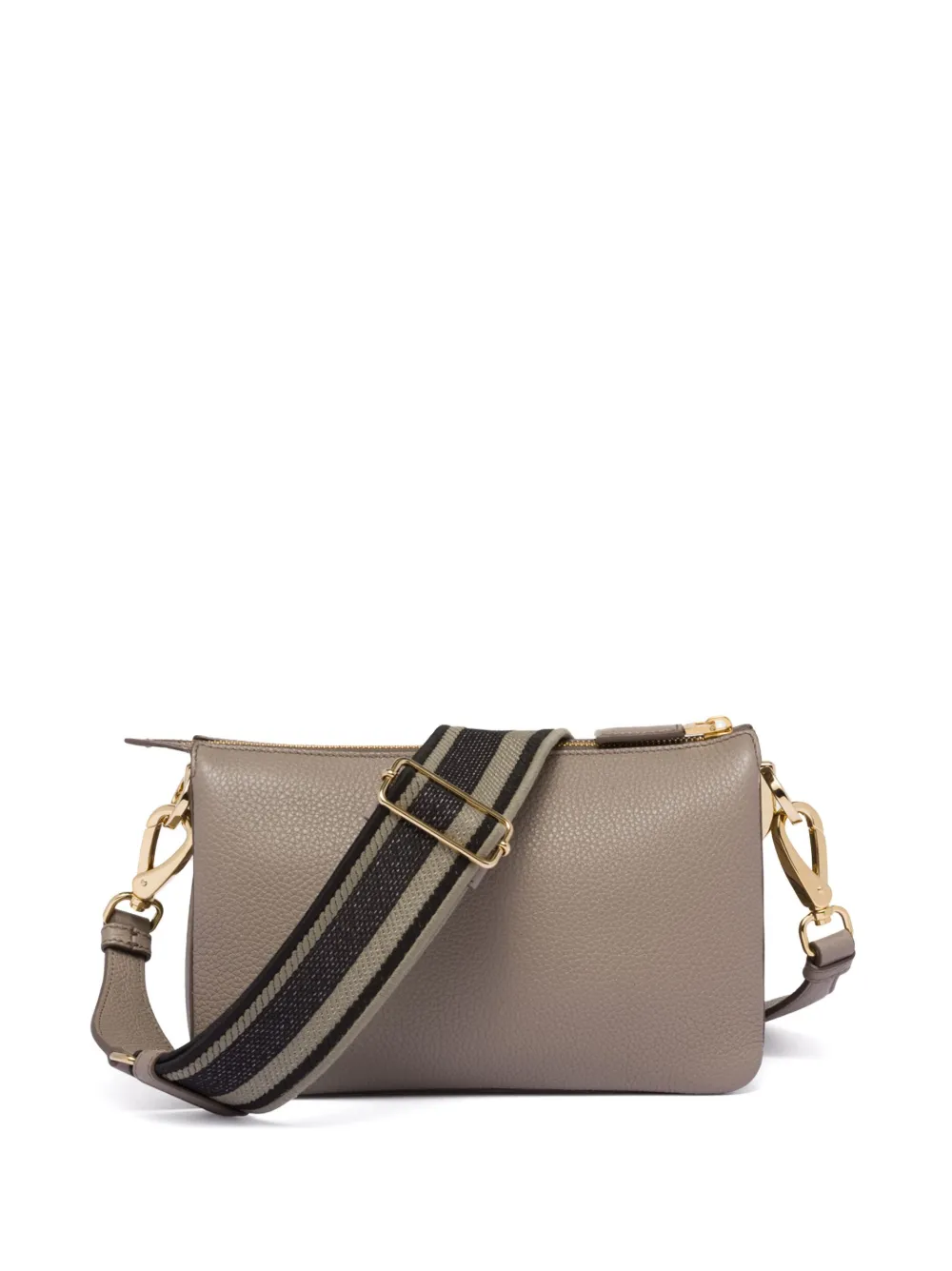 Prada レザーショルダーバッグ | グレー | FARFETCH JP