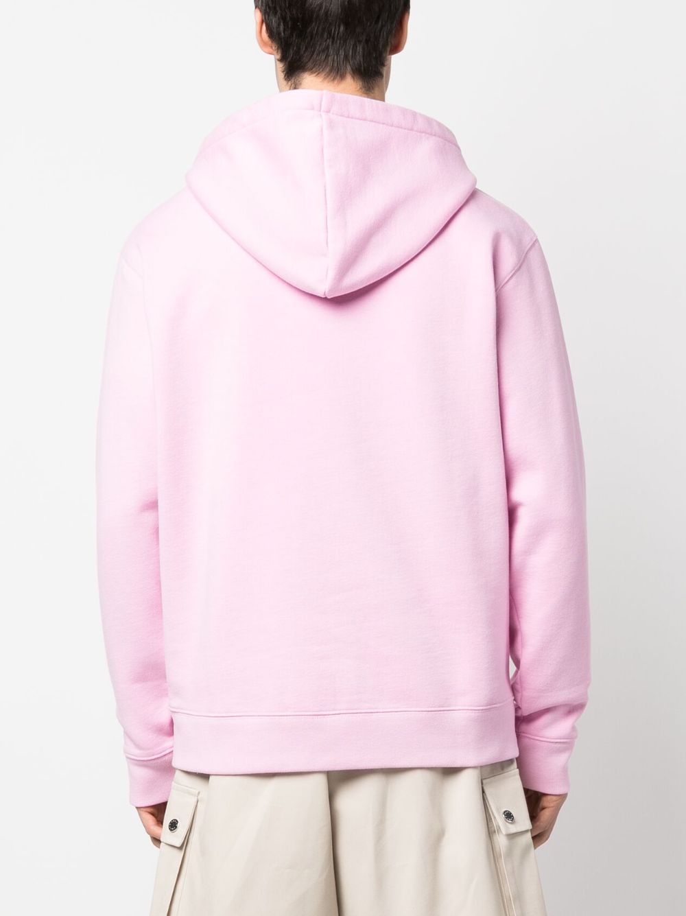 Maison Kitsuné logo-embroidered Cotton Hoodie - Farfetch