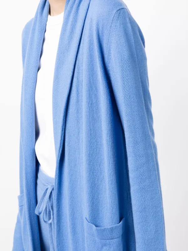 Teddy Cashmere Venzia open-front cashmere cardigan - Blue
