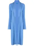Teddy Cashmere Venzia open-front cashmere cardigan - Blue