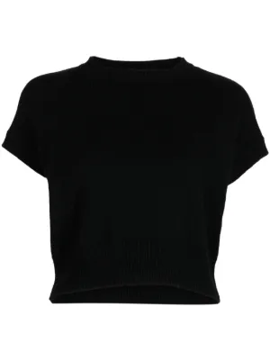 Alexander Wang クロップドトップ | ブラック | FARFETCH JP