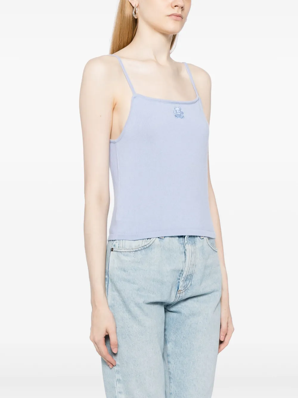 Teddy Cashmere Kasjmier top Blauw