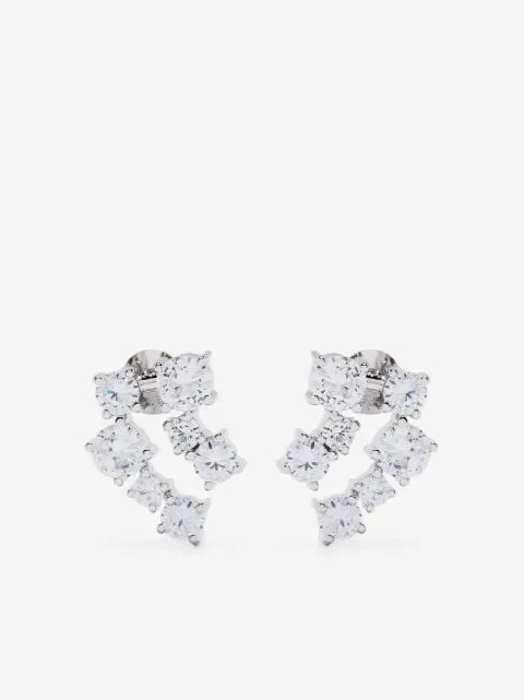 Completedworks crystal polished drop earrings 
