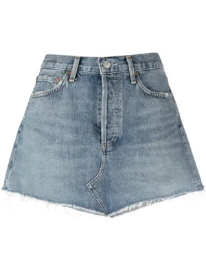 Monogram Jacquard Denim A-Line Skirt - Women - Ready-to-Wear