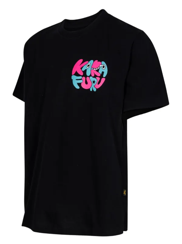 KARAFURU x Rawtype Riot graphic-print T-shirt | Black | FARFETCH ID