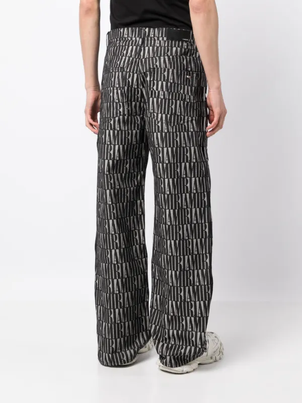 正規品Amiri フレアパンツ　amiriストレートパンツ AMIRI ストレートパンツ | ブラック | FARFETCH JP