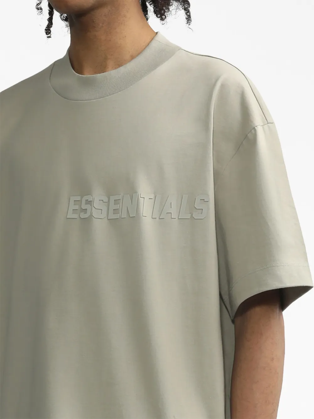 FEAR OF GOD ESSENTIALS T-shirt met logoprint Grijs