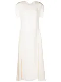 Litkovskaya linen/flax midi dress - White