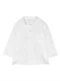 TEDDY & MINOU cotton blend tunic shirt - White