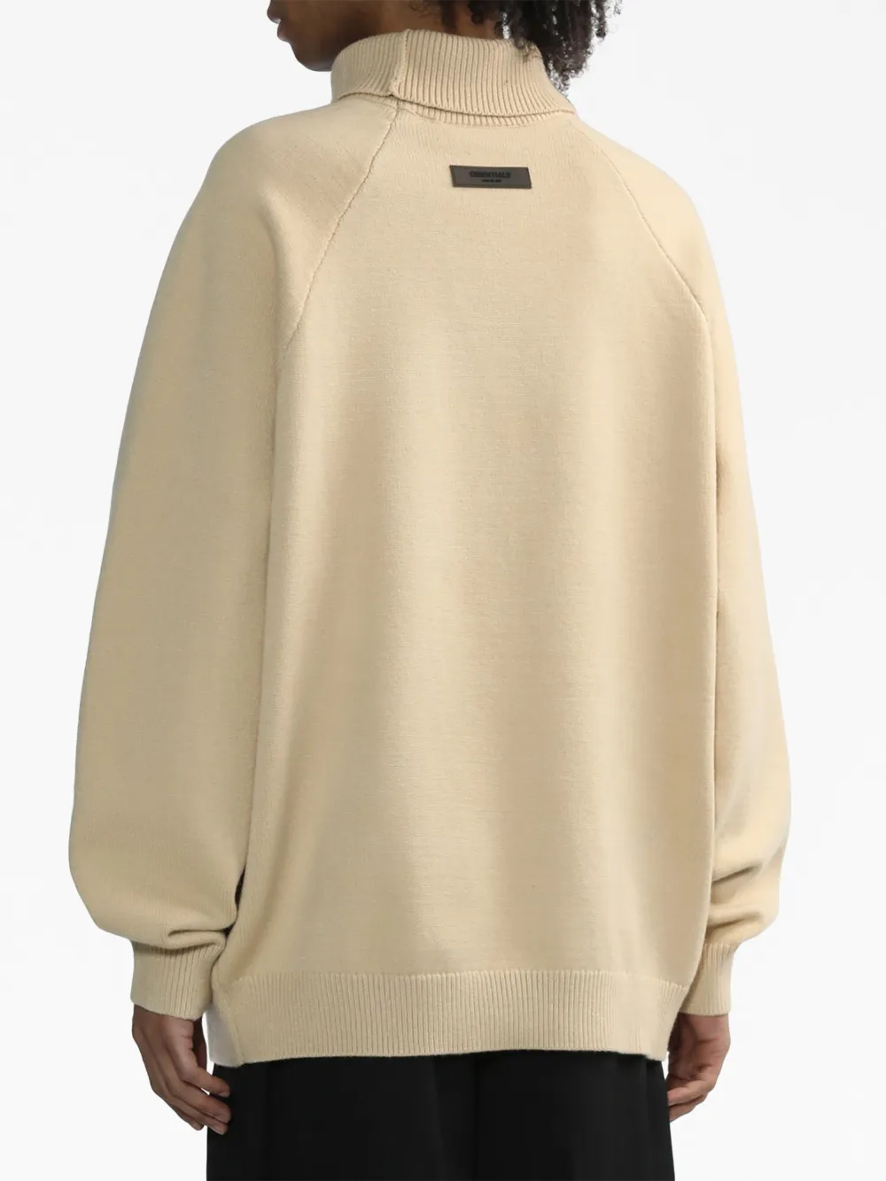 FEAR OF GOD ESSENTIALS Coltrui met geribbelde afwerking Beige