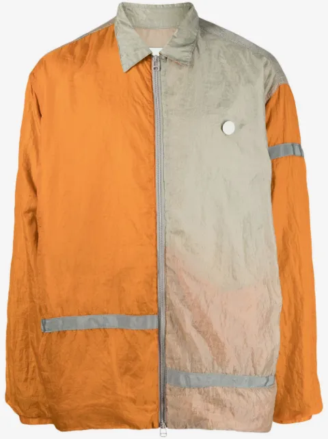 OAMC Re:Work contrasting panelled shirt