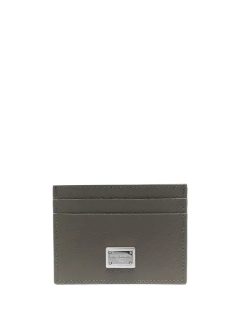 Dolce & Gabbana tarjetero con placa del logo